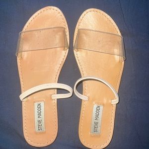 Steve Madden Clear Strap Sandal